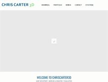 Tablet Screenshot of chriscarter3d.com